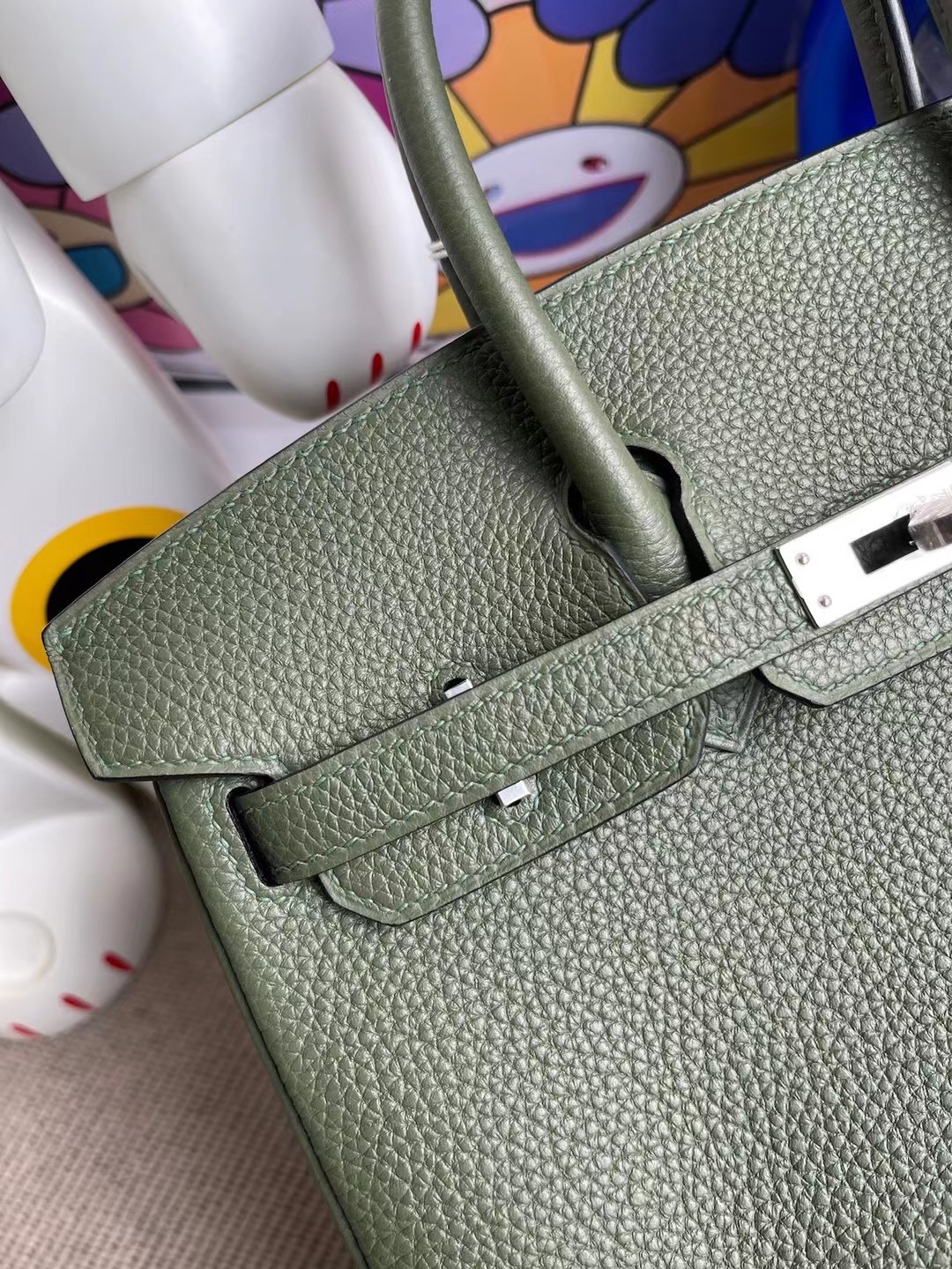 Hermes Birkin 25 Togo 6H Vert Veronese 全手工縫製 銀扣 客定製