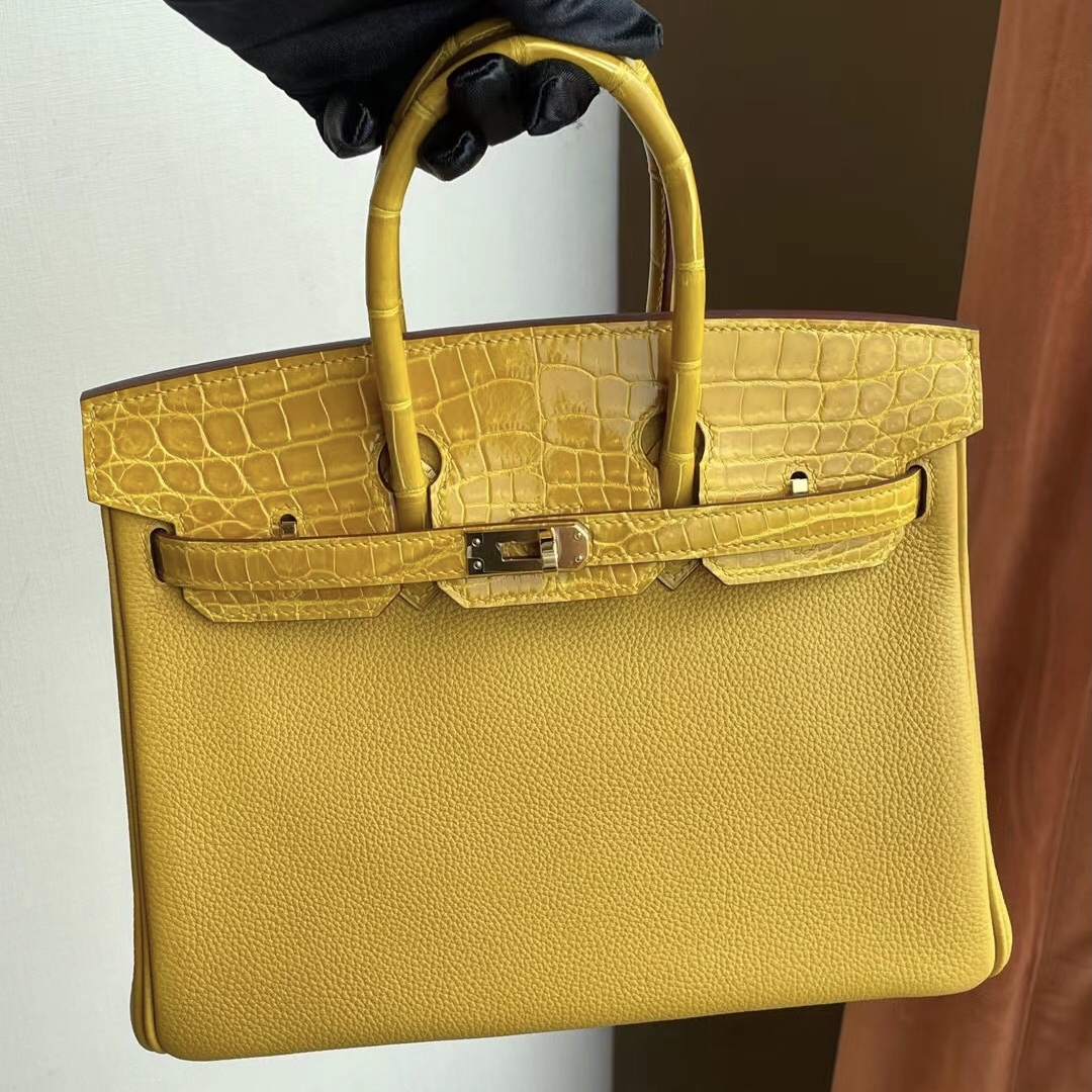 愛馬仕鉑金包價格 Hermes Birkin 25cm Touch Togo 9D Amber 琥珀黃 金扣