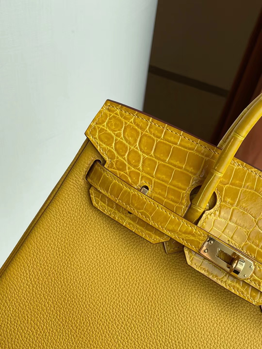 愛馬仕鉑金包價格 Hermes Birkin 25cm Touch Togo 9D Amber 琥珀黃 金扣