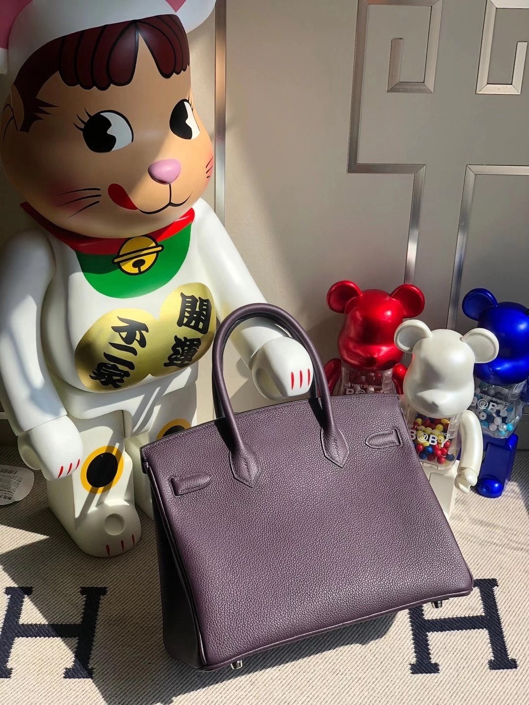 愛馬仕鉑金包國內價格多少 Hermes Birkin 30cm Togo CK59 Raisin 葡萄紫 銀扣