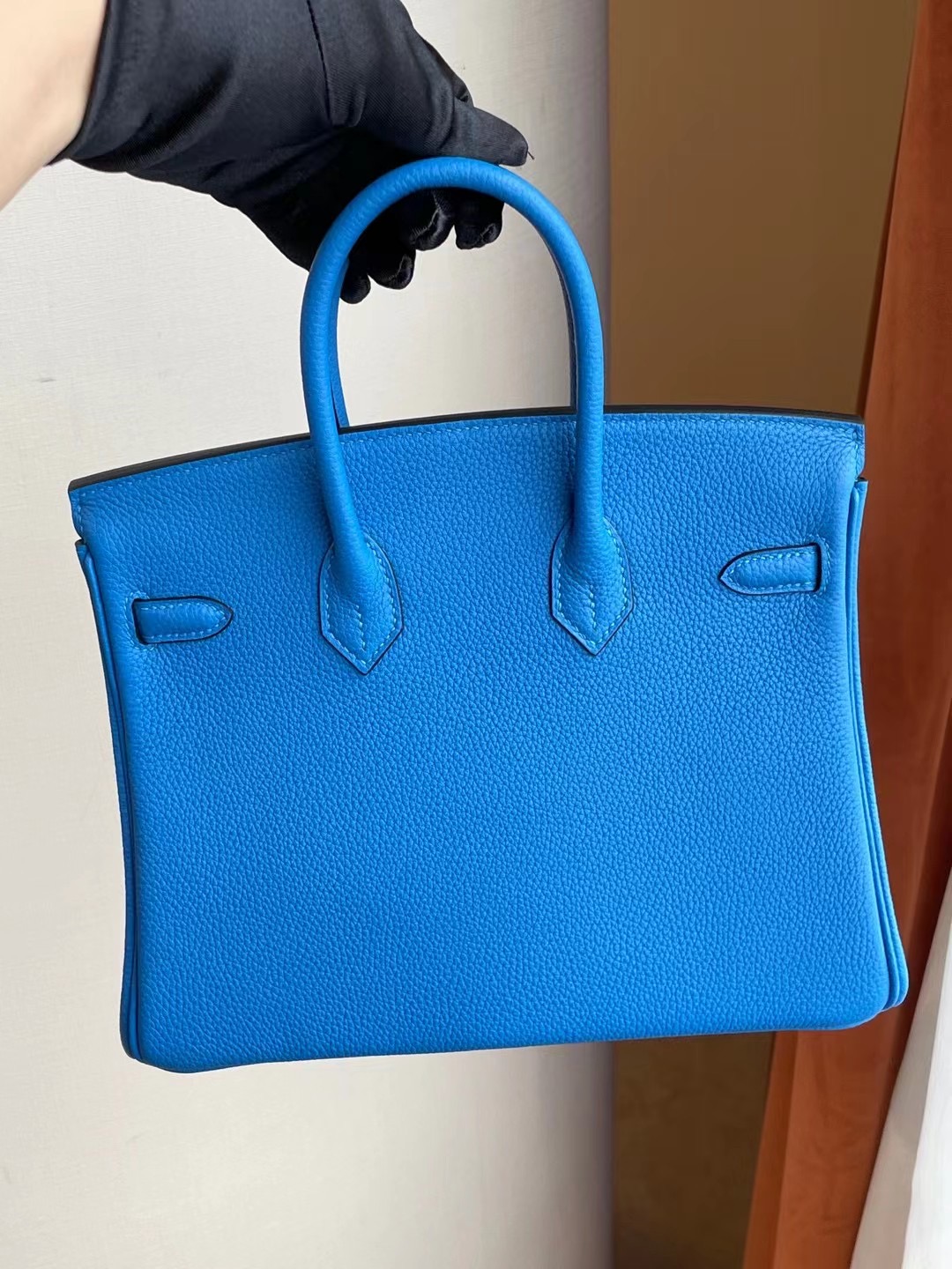 愛馬仕鉑金包 Hermes Birkin 25cm T7 Bleu Hydra 水妖藍 Togo 金扣