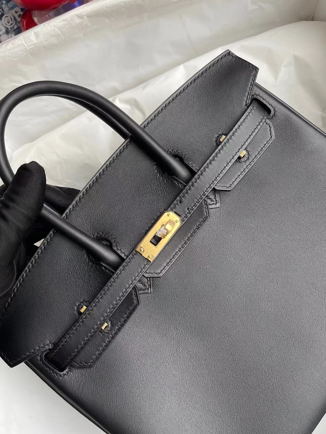 Hermes Birkin 25cm Jonathan Leather CK89 Noir 黑色 Jonathan 皮