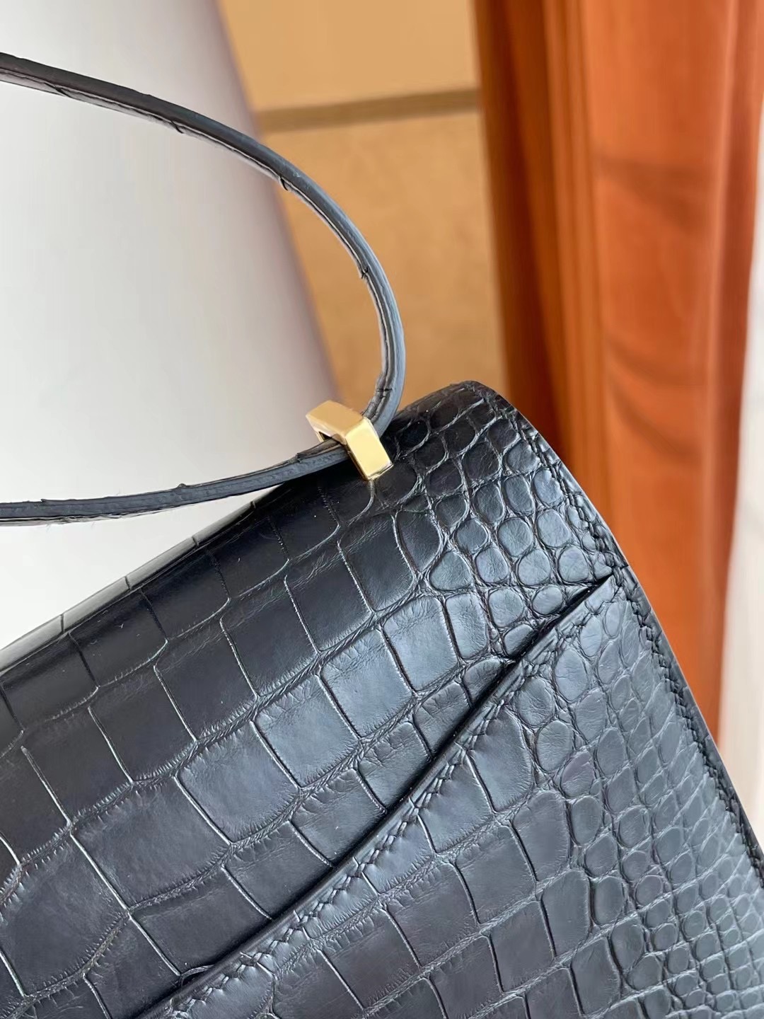 Hermes Constance 19 Matte Alligator Crocodile  89 Noir 黑色 霧面美洲鱷魚