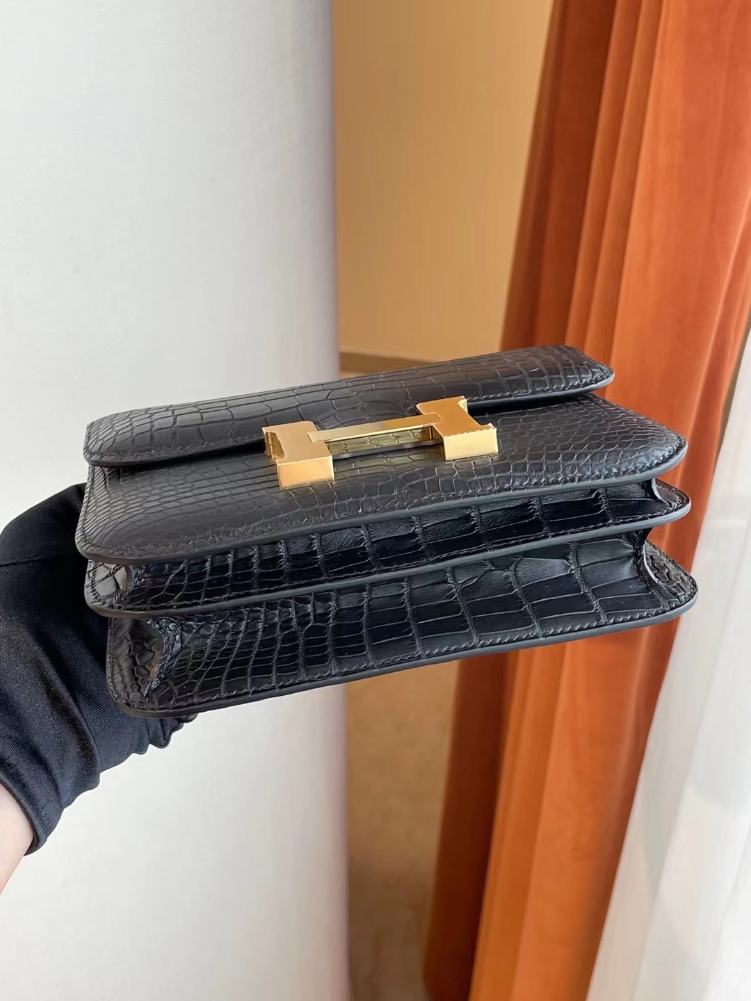 Hermes Constance 19 Matte Alligator Crocodile  89 Noir 黑色 霧面美洲鱷魚