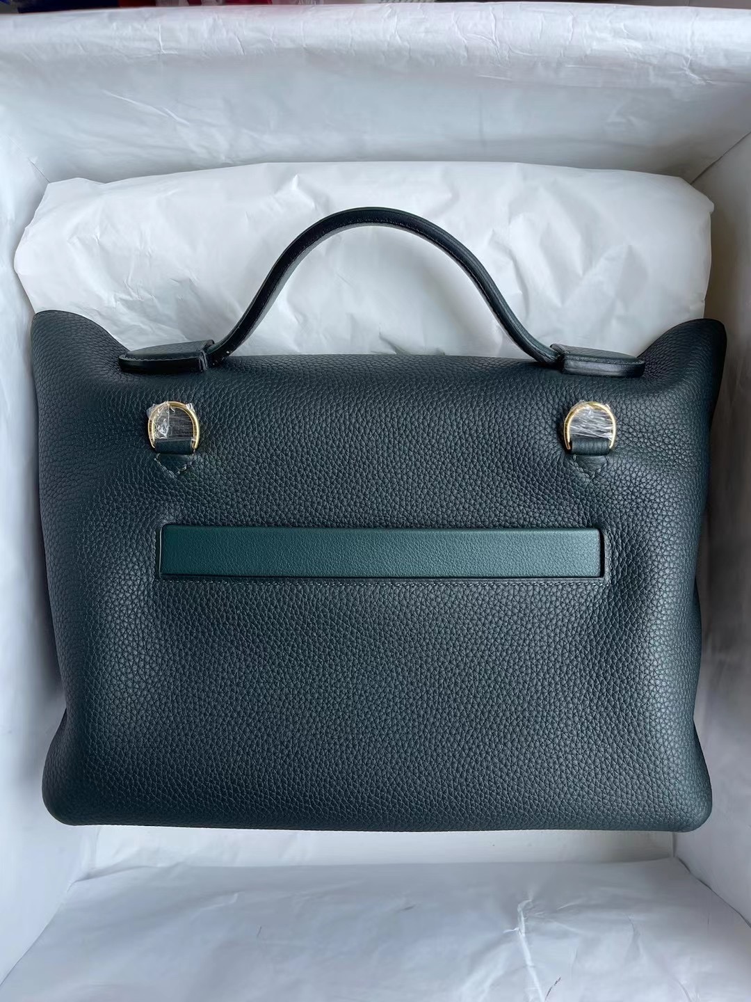 Hermes Kelly 24/24 6O Vert Cypres 松柏綠 Touch Maurice拼霧面美洲鱷魚