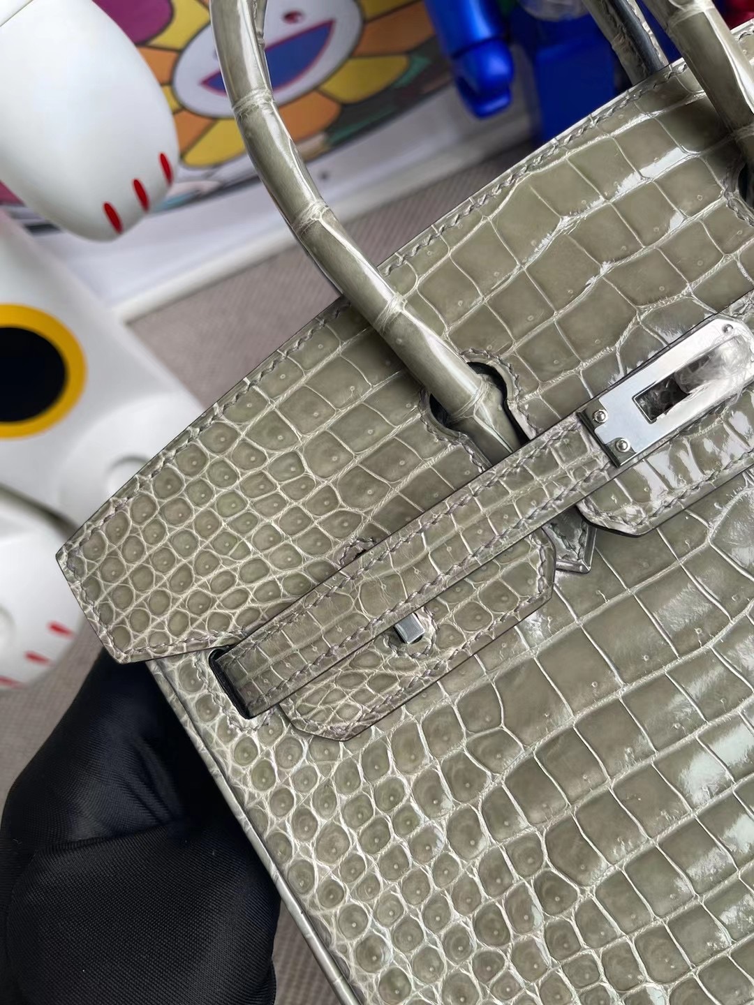 愛馬仕鉑金包 Hermes Birkin 25cm 81 Gris Tourterelle 斑鳩灰倒V澳洲灣鱷