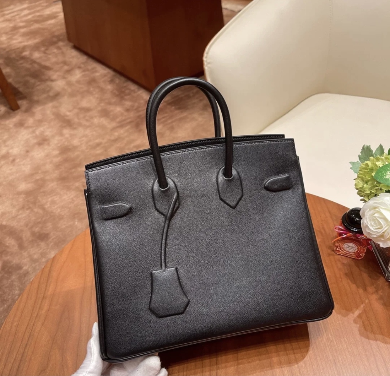 香港愛馬仕包包價格 Hermes Birkin Shadow 25cm 幻影 CK89 Noir 黑色 Swift