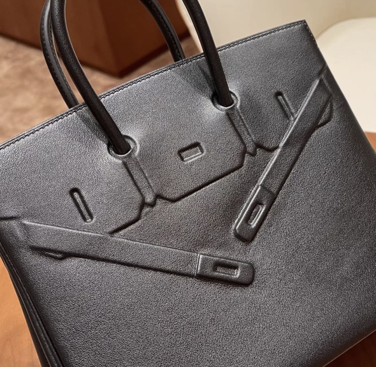 香港愛馬仕包包價格 Hermes Birkin Shadow 25cm 幻影 CK89 Noir 黑色 Swift