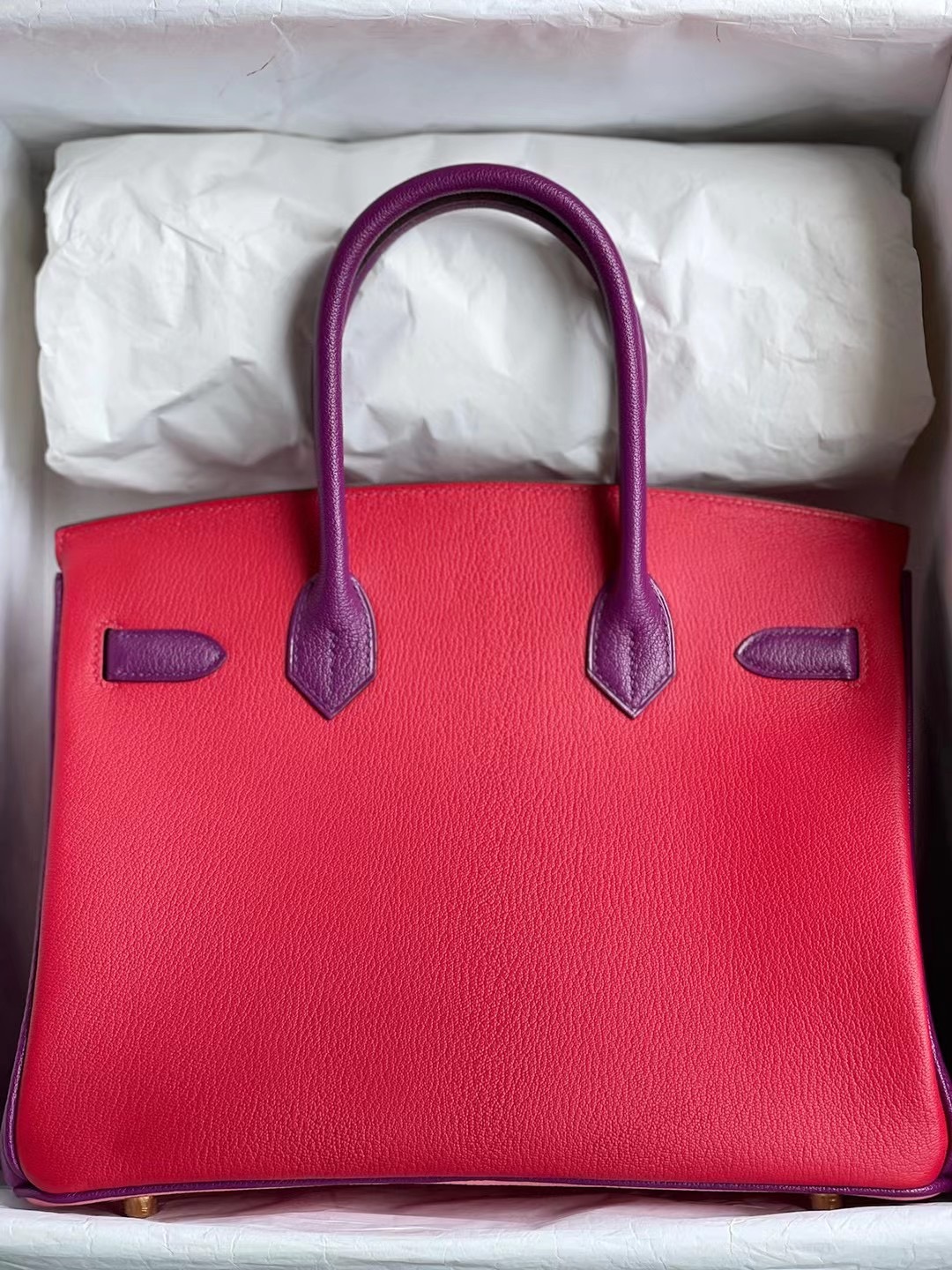 Hermes Birkin 30 HSS Chevre 1Q Rose Confetti Q5 Rouge Cassque P9 Anemone 拉絲金扣