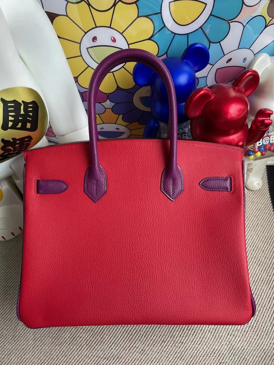 Hermes Birkin 30 HSS Chevre 1Q Rose Confetti Q5 Rouge Cassque P9 Anemone 拉絲金扣