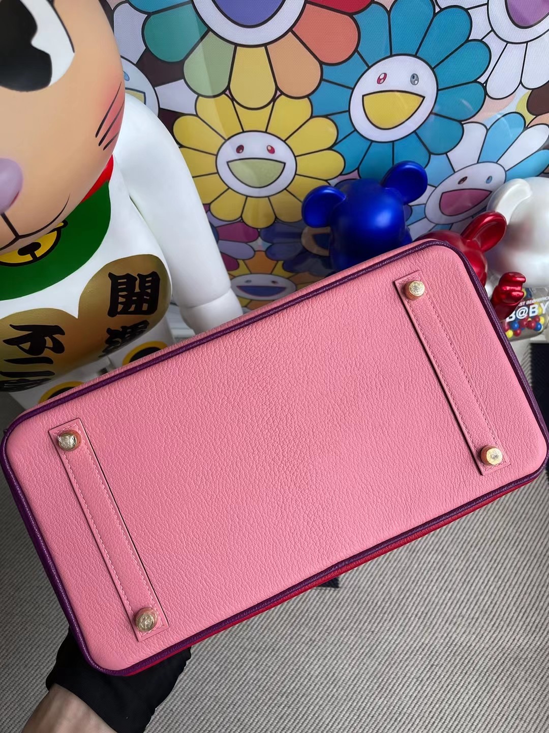 Hermes Birkin 30 HSS Chevre 1Q Rose Confetti Q5 Rouge Cassque P9 Anemone 拉絲金扣