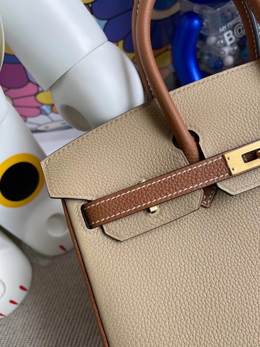 Hermes Birkin 25 HSS Togo S2 Trench 風衣灰+37 Gold 金棕色金扣馬蹄印