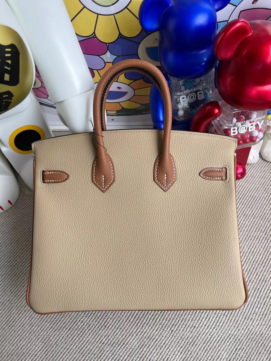 Hermes Birkin 25 HSS Togo S2 Trench 風衣灰+37 Gold 金棕色金扣馬蹄印