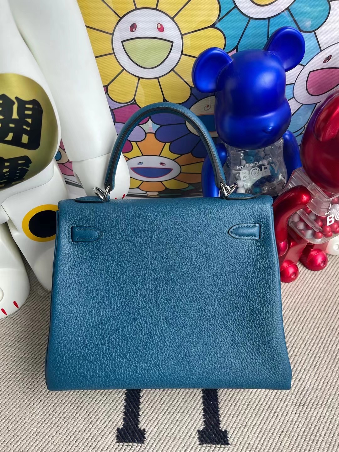 臺灣 愛馬仕凱莉包價格 Hermes Kelly 25cm S7 blue de galice 加利西亞藍