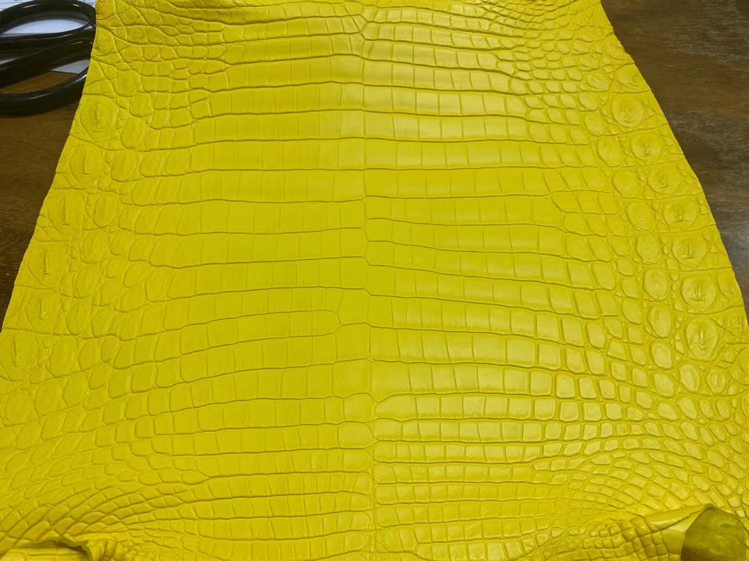 Hermes Matte Nilo Crocodile 霧面尼羅鱷魚 9R Lime 檸檬黃