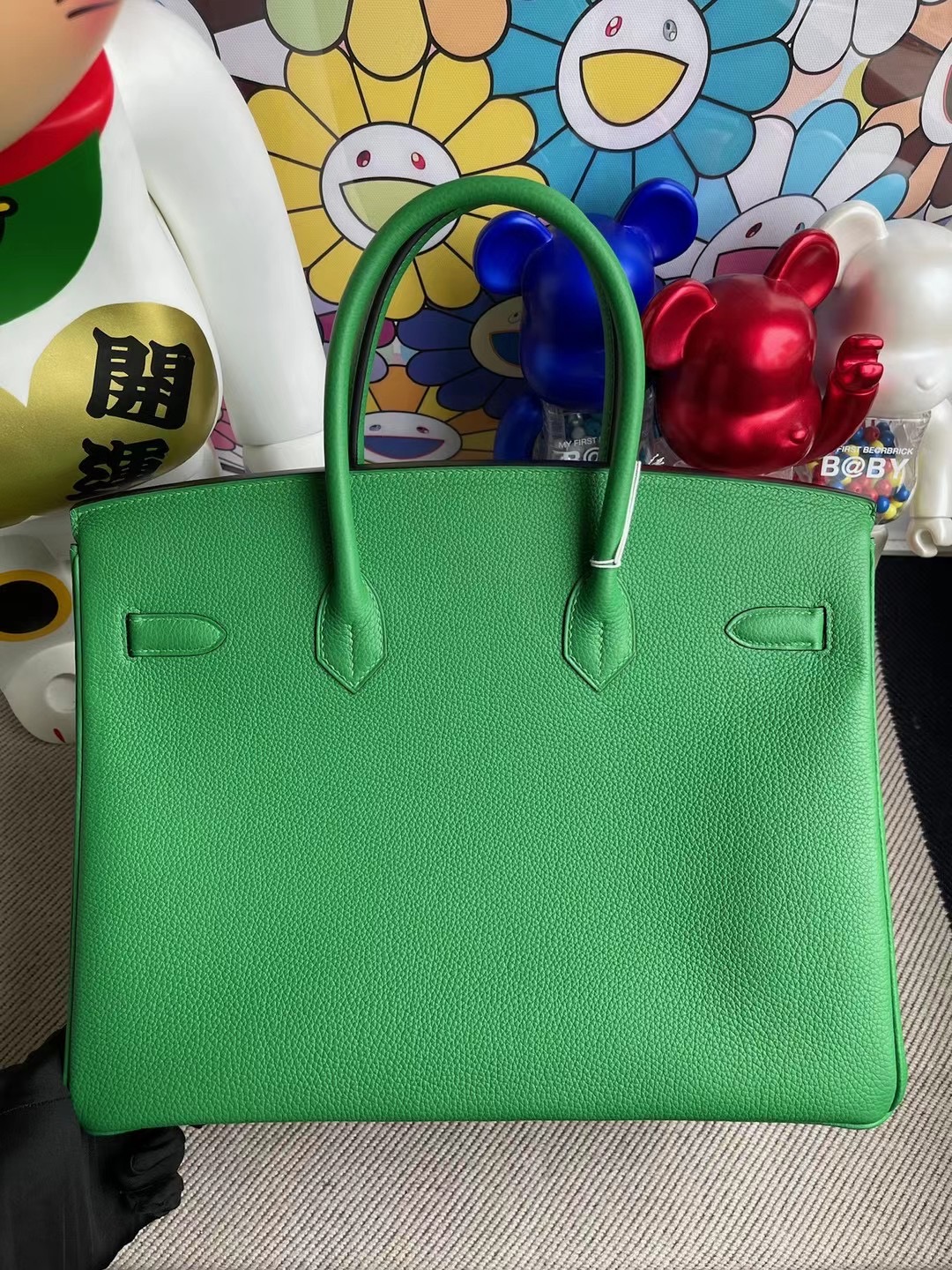 Hermes Birkin 35cm Togo 1K bambou 竹子綠 金扣客定出