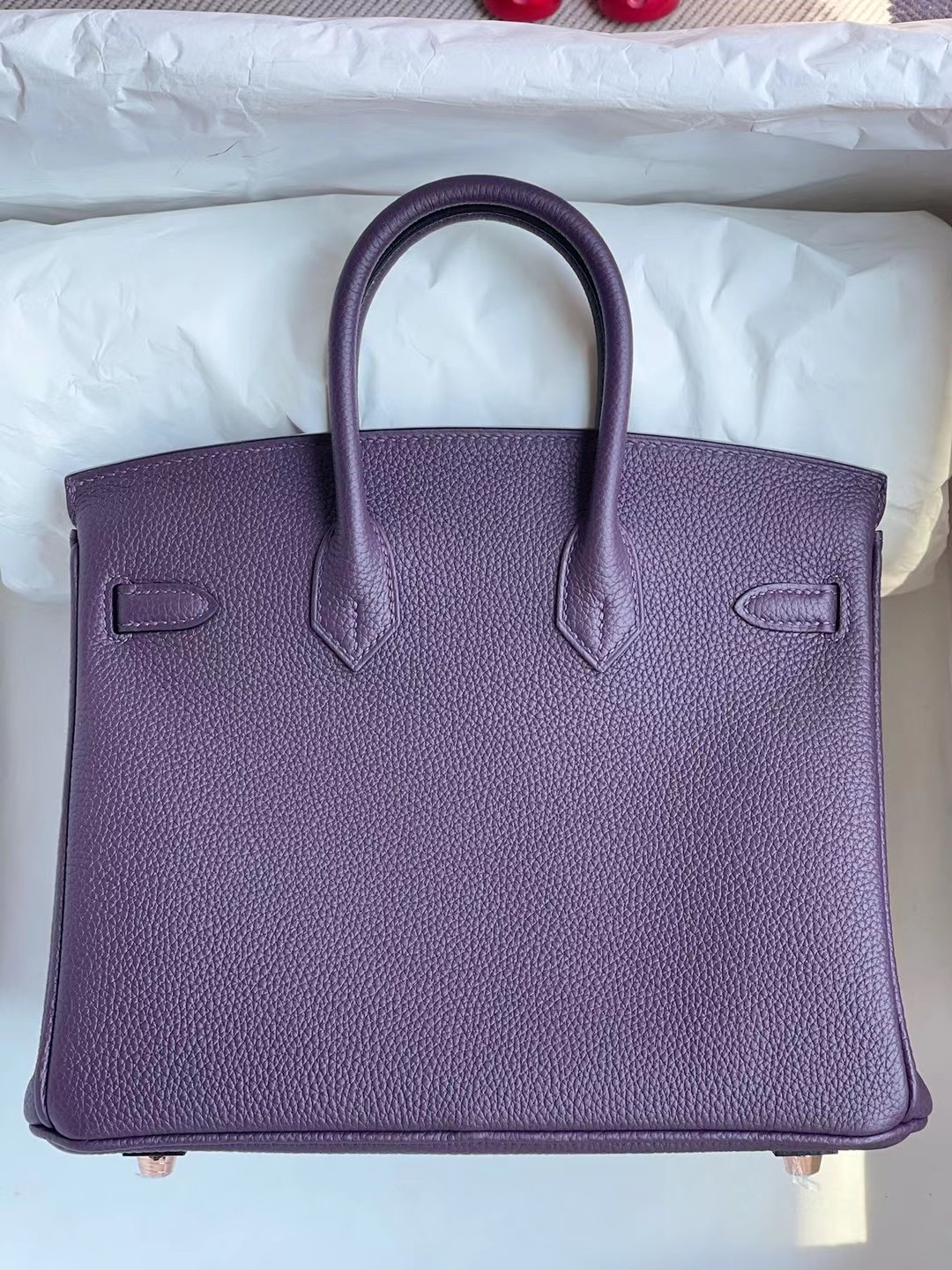 Hermes Birkin 25cm Togo CK59 葡萄紫 Raisin 玫瑰金扣