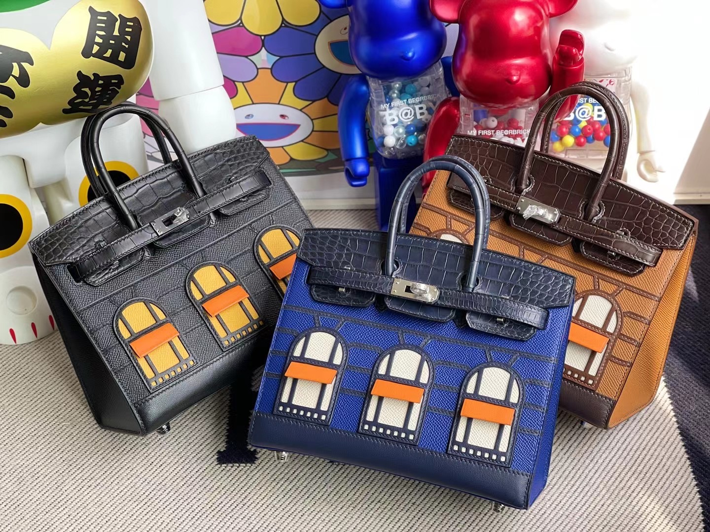 Hermes Birkin Sellier Faubourg 特別版 20cm 小房子包 黑色 黑扣