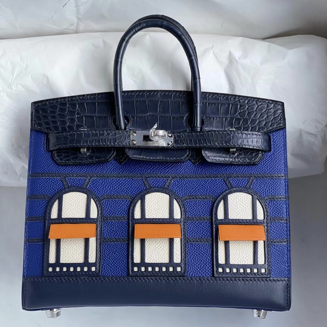 Hermes Birkin Sellier Faubourg 特別版 20cm 小房子包 黑色 黑扣