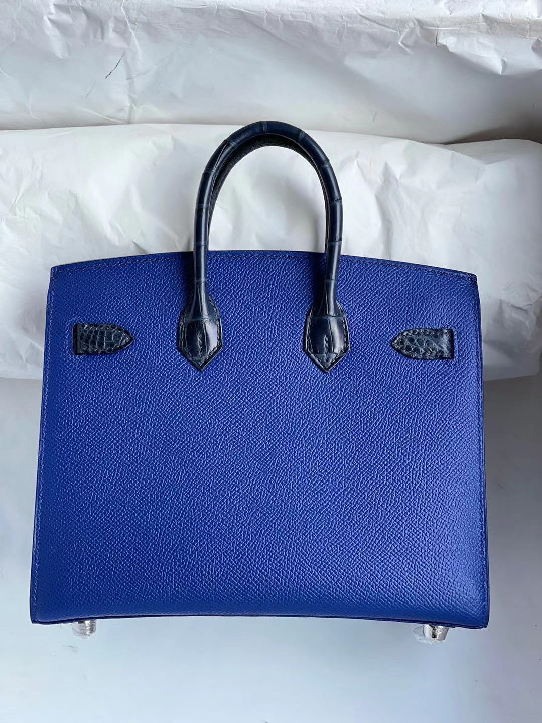 Hermes Birkin Sellier Faubourg 特別版 20cm 小房子包 黑色 黑扣