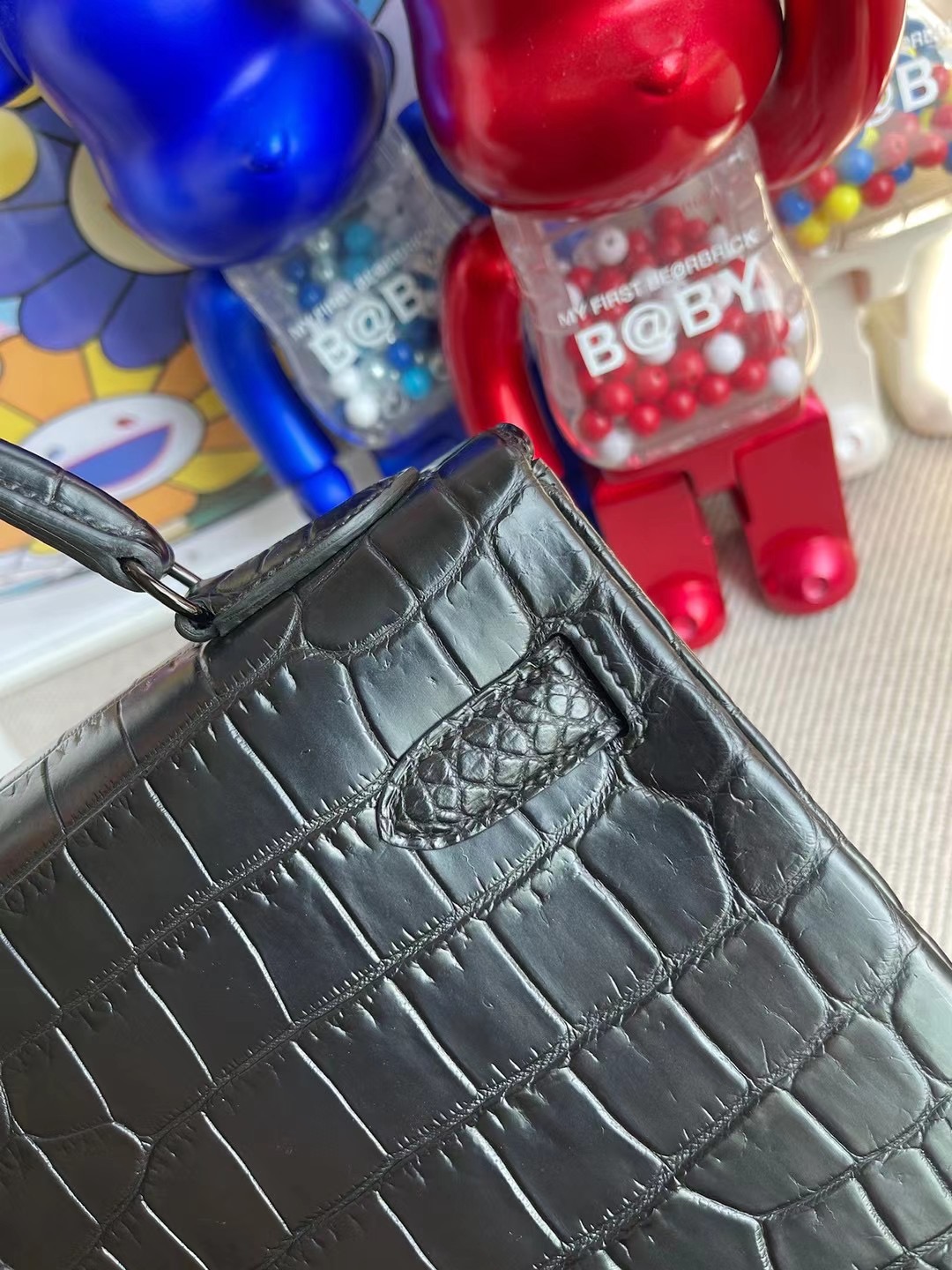 Hermes Kelly 32cm So Black 89 Noir 黑色 霧面尼羅鱷魚