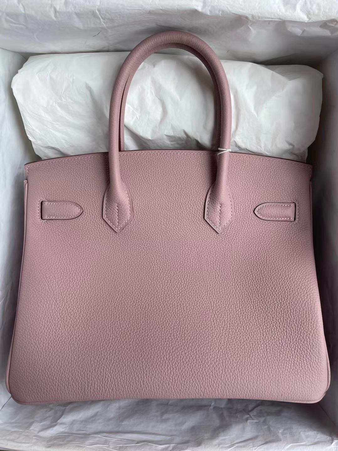 愛馬仕鉑金 臺灣臺中市價格 Hermes Birkin 30cm 4W Glycine 紫藤粉 金扣