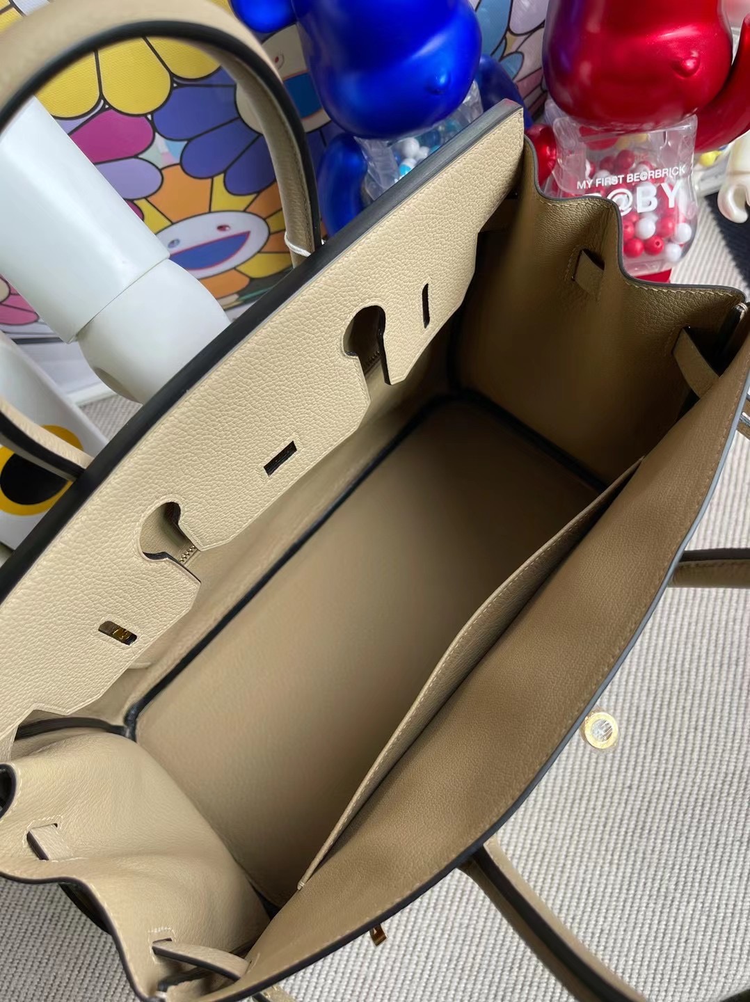 Hermes Birkin 30cm Handbag S2 Trench 風衣灰 金扣 禦用原廠 Togo小牛皮