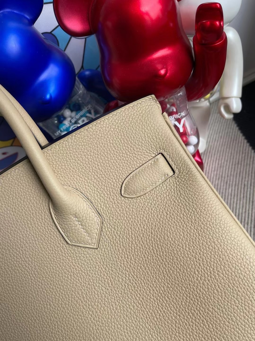 Hermes Birkin 30cm Handbag S2 Trench 風衣灰 金扣 禦用原廠 Togo小牛皮