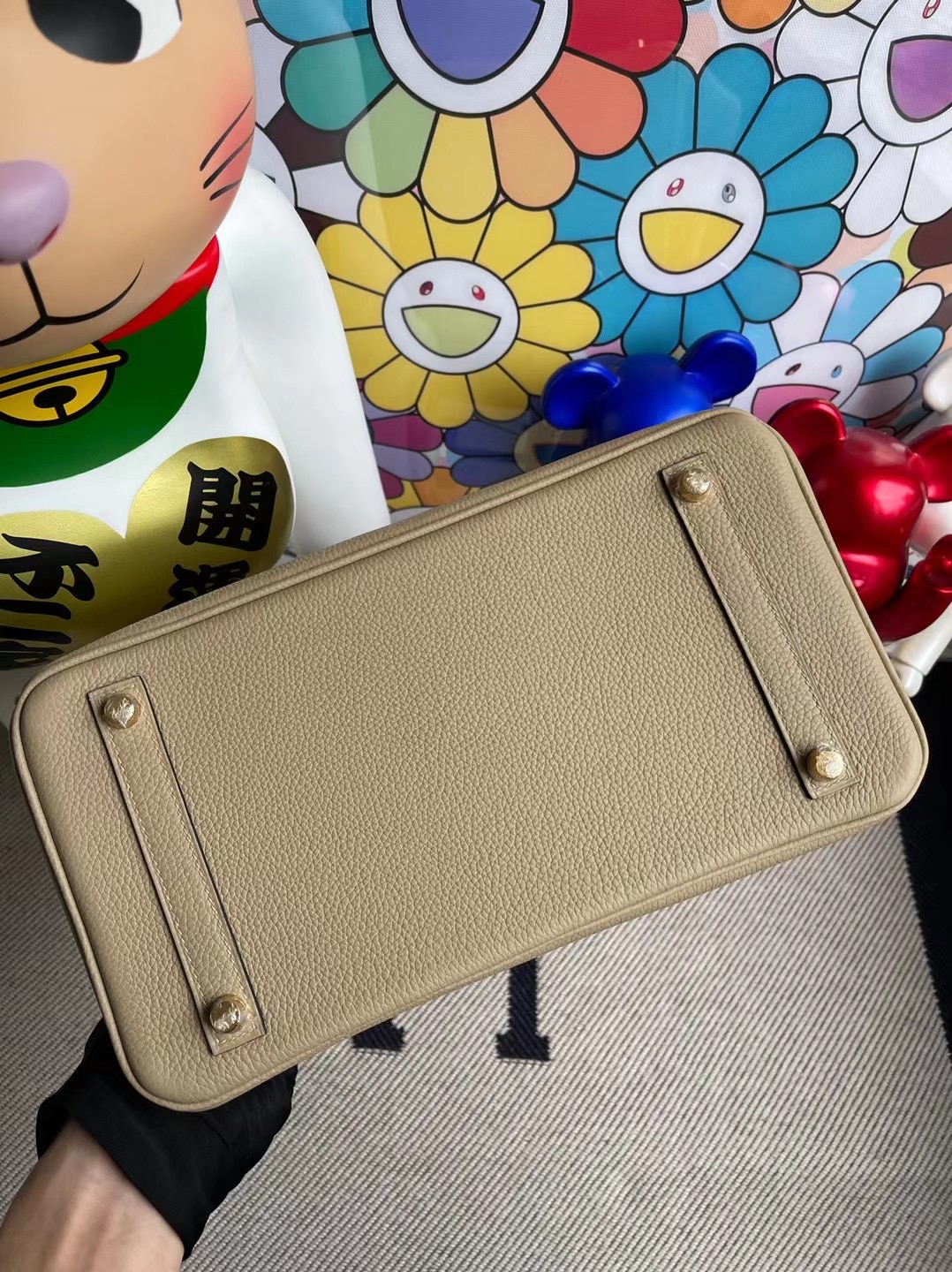 Hermes Birkin 30cm Handbag S2 Trench 風衣灰 金扣 禦用原廠 Togo小牛皮