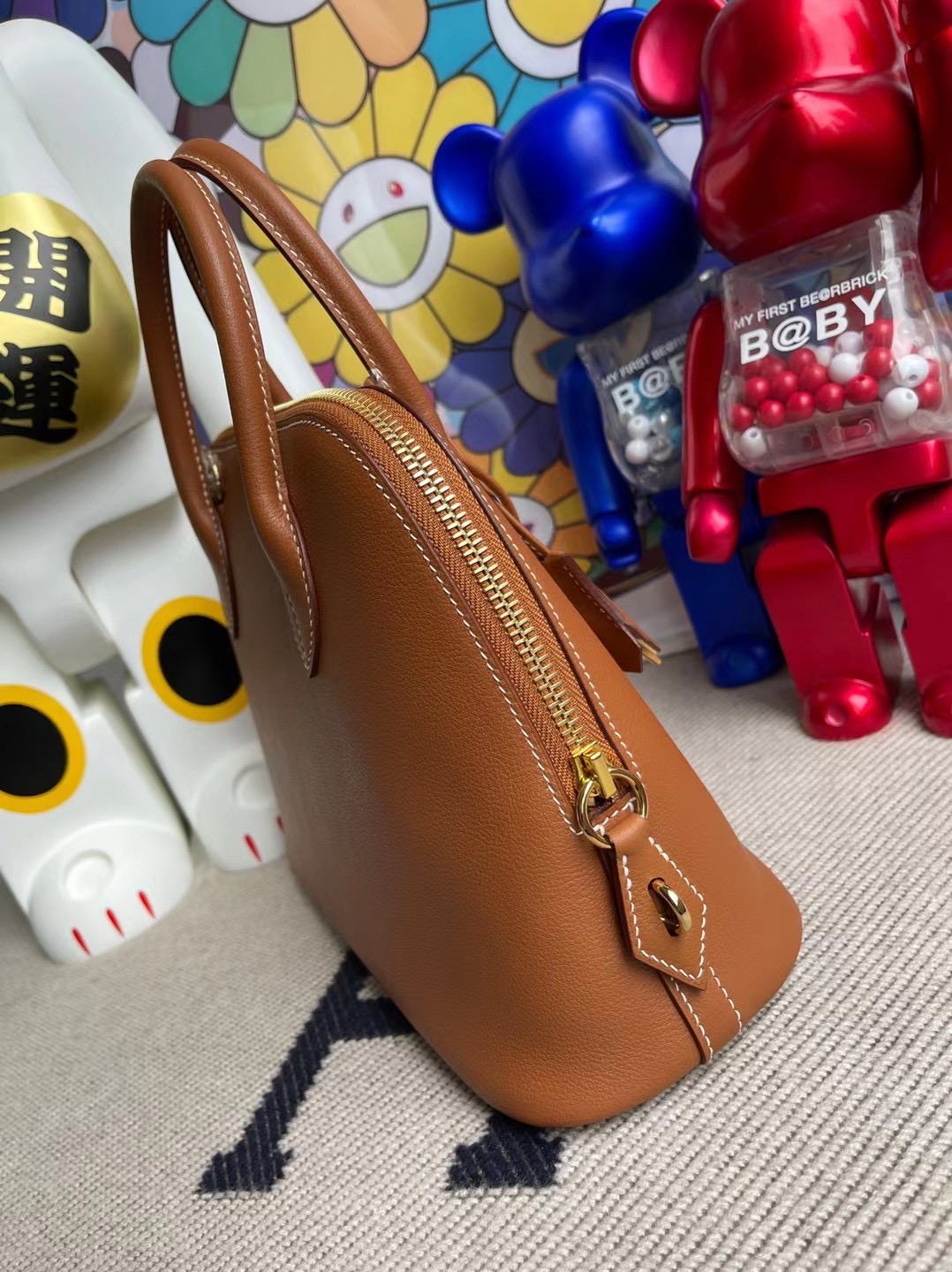 愛馬仕保齡球包價格網站 Hermes Bolide 25cm Evercolor 37 Gold 金棕色