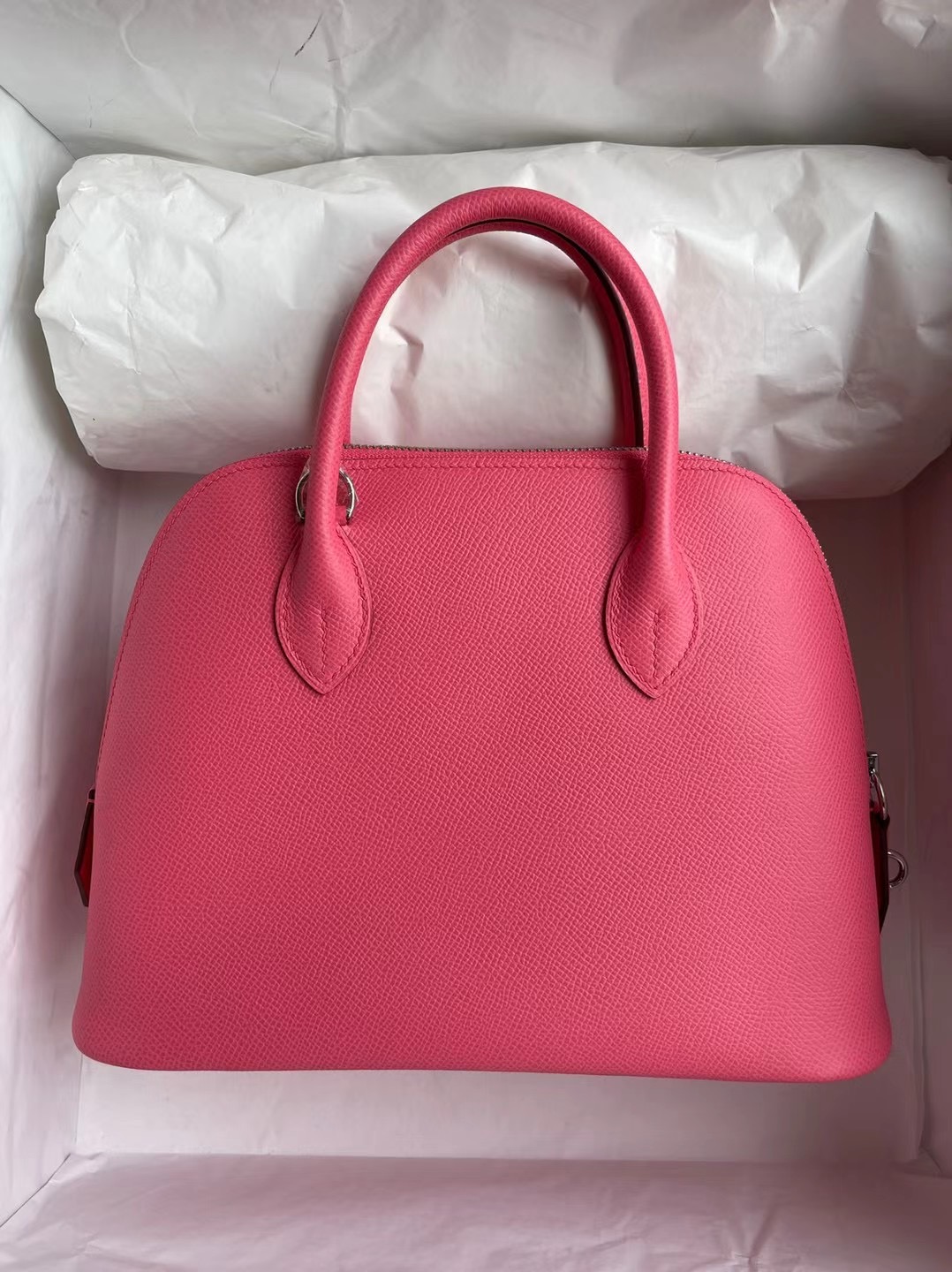 愛馬仕保齡球包價格 Hermes Bolide 25cm Epsom 8W Rose Azalée 新唇膏粉