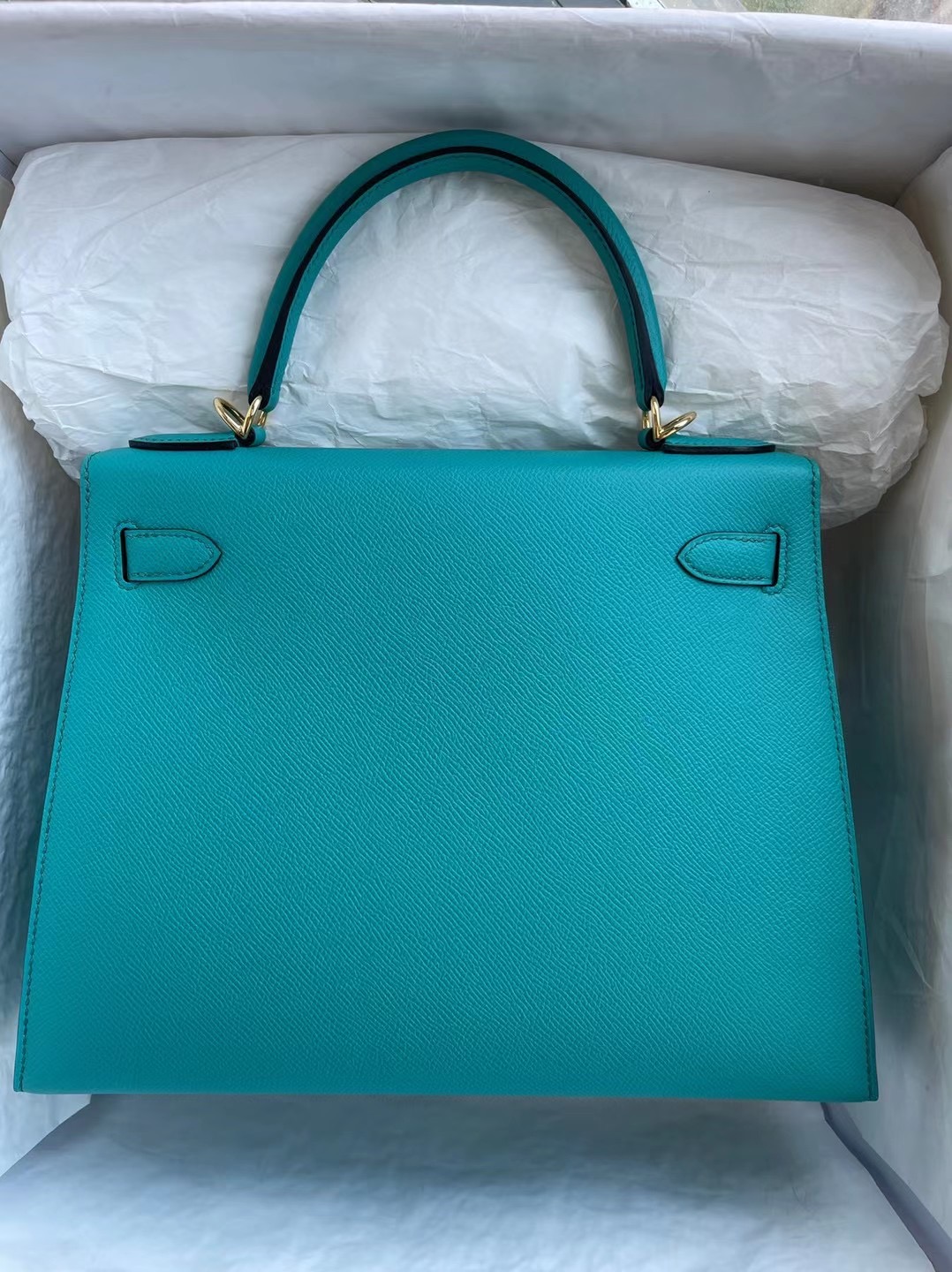 Hermes Kelly 28cm Epsom 7F Blue Paon 孔雀藍 8U Blue Glacier 冰川藍