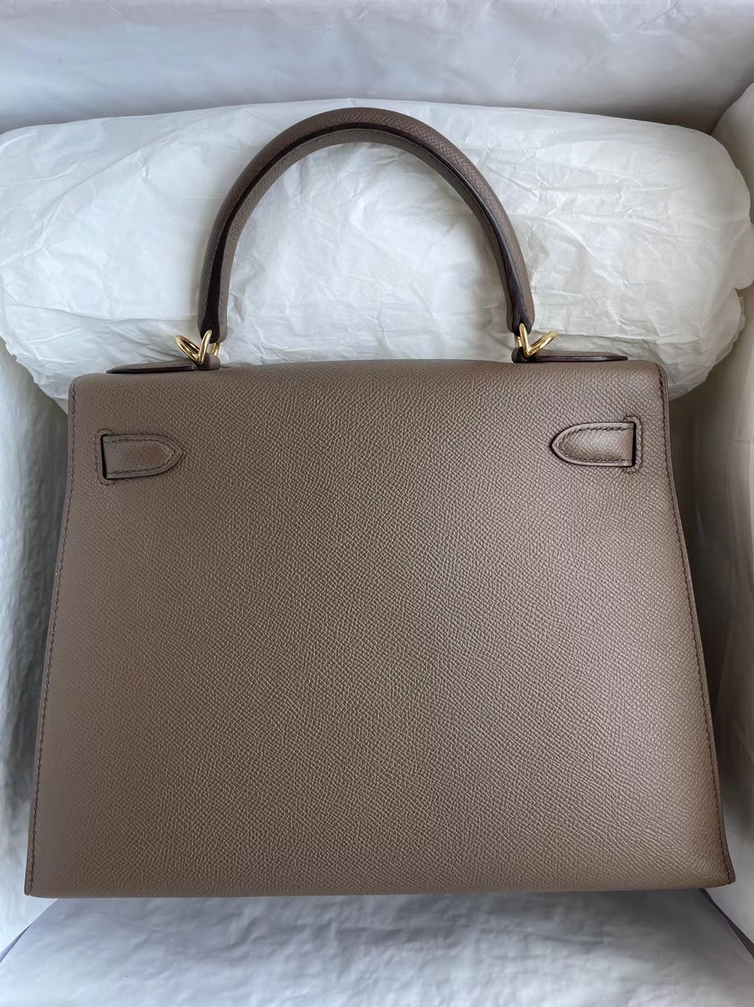 Hermes Kelly 28cm Epsom 18 Etoupe 大象灰 8F 錫器灰 Etain 客定出