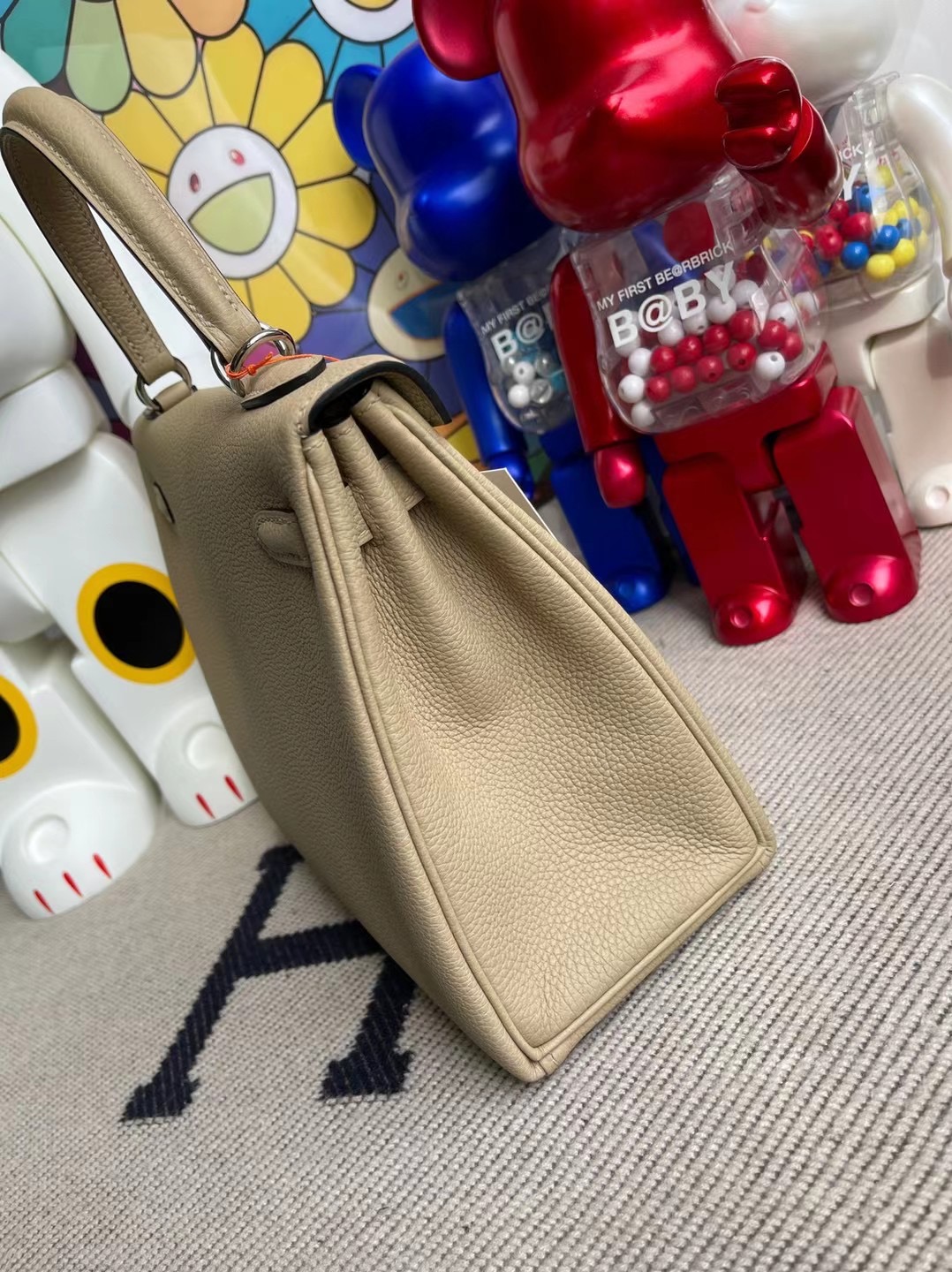 愛馬仕包包價格及圖片尺寸 Hermes Kelly 25 Togo S2 Trench 風衣灰 銀扣