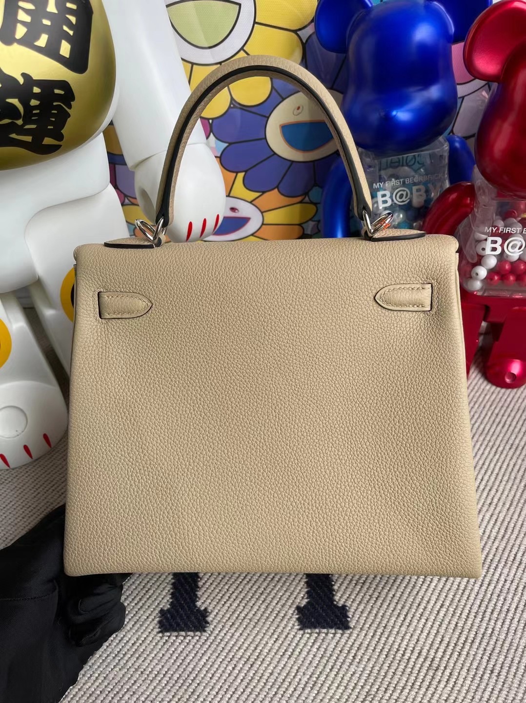 愛馬仕包包價格及圖片尺寸 Hermes Kelly 25 Togo S2 Trench 風衣灰 銀扣