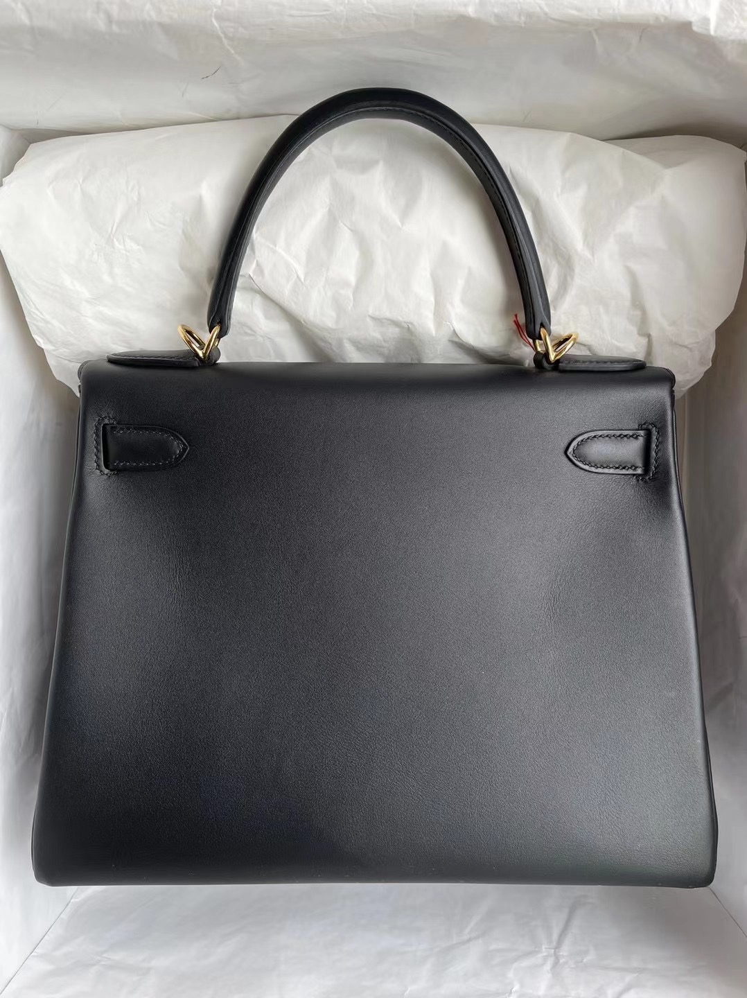 愛馬仕凱莉包28價格及圖片尺寸 Hermes Kelly 28cm Jonathan 89 Noir 黑色 金扣