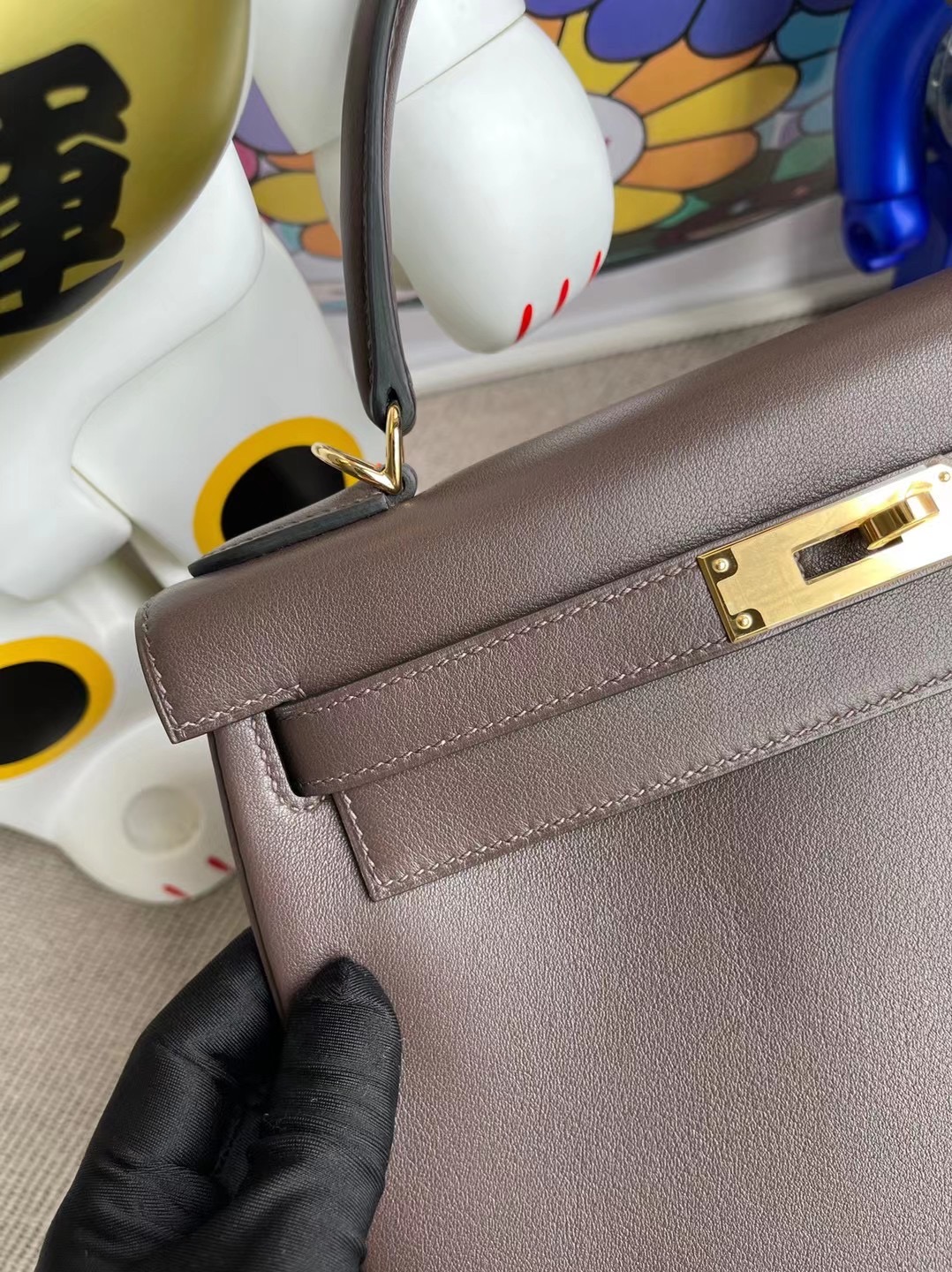 愛馬仕凱莉包28價格 Hermes Kelly 28cm Swift 47 chocolate 巧克力 金扣