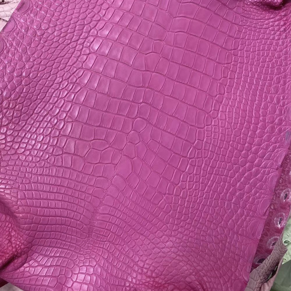 Hermes Birkin 25cm Matte Alligator Crocodile J5 Rose Sheheraradez 天方夜譚粉紫