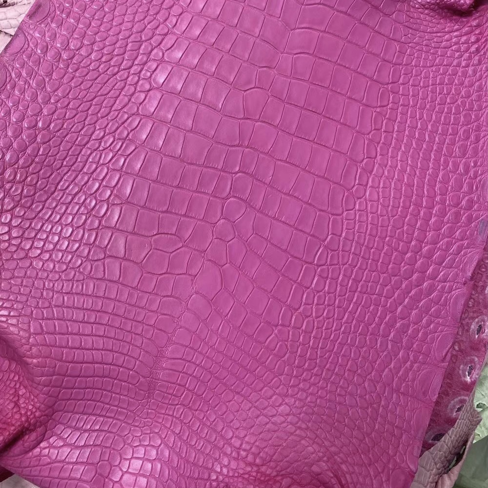 Hermes Matte Alligator Crocodile J5 Rose Sheheraradez 天方夜譚粉紫