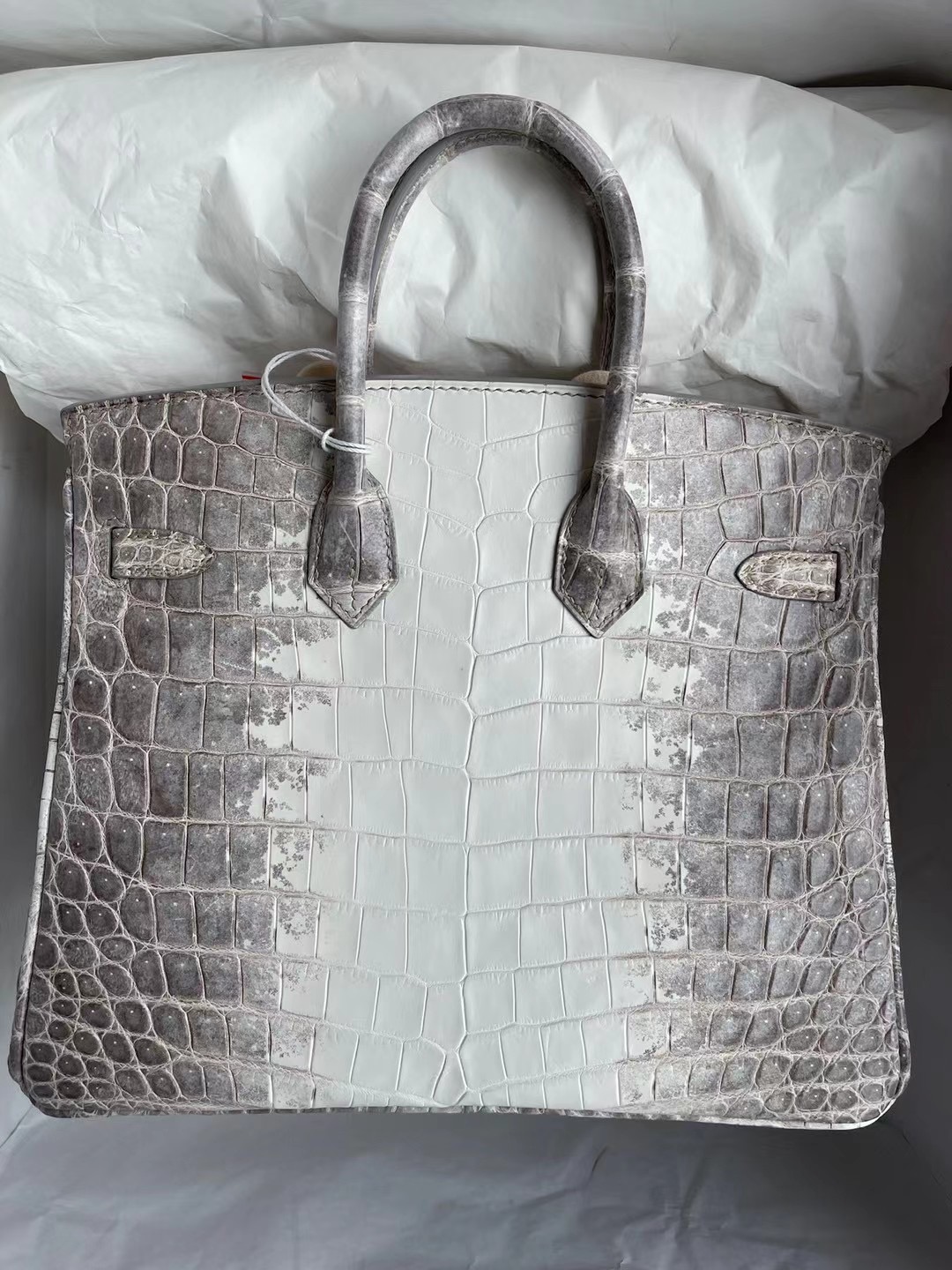 Hermes Birkin 25cm 30cm Himalaya 喜馬拉雅 CK01 BLANC Niloticus Crocodile