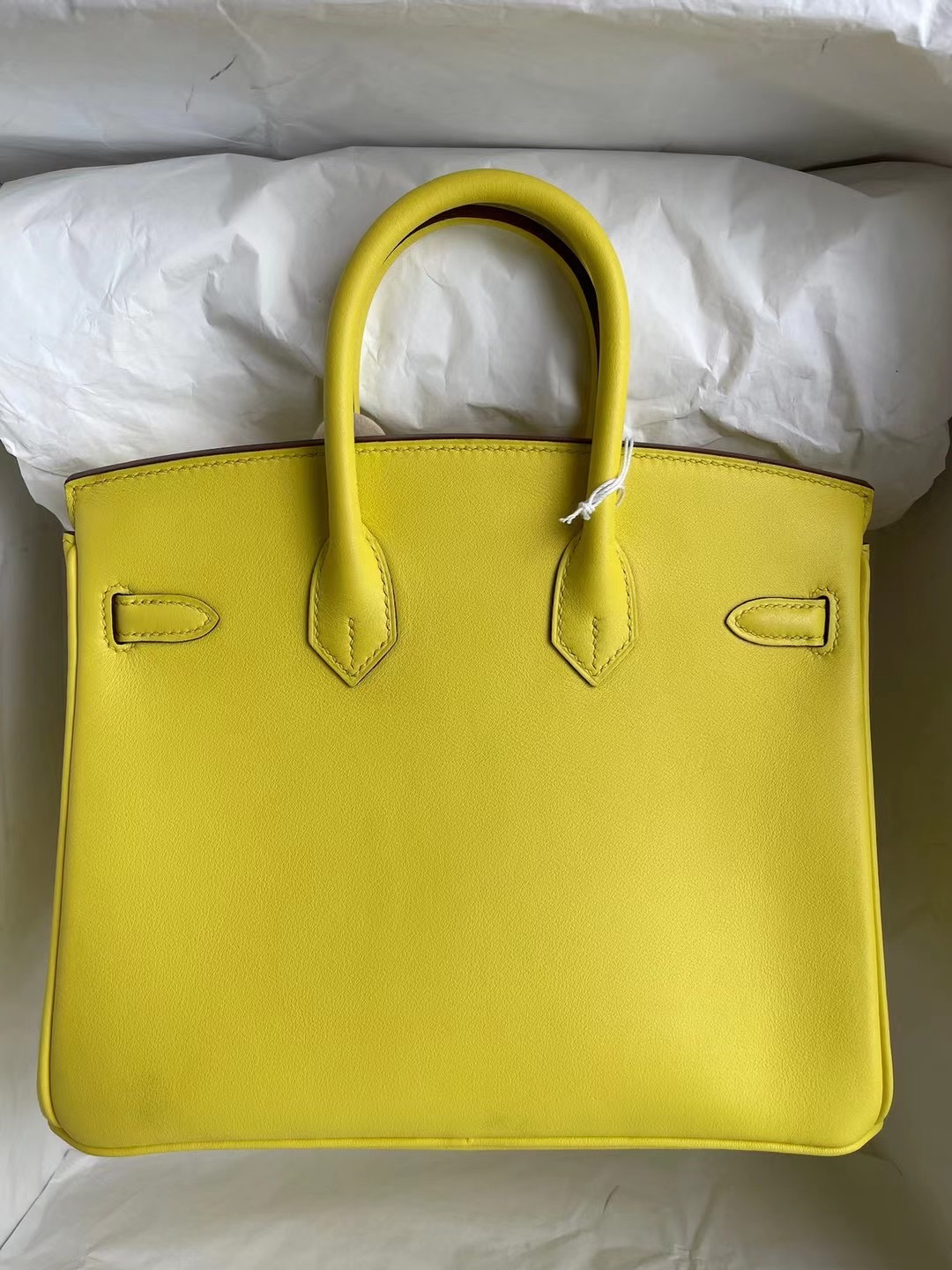 Hermes Birkin 25cm swift 9R Lime 檸檬黃 金扣 全手工蜜蠟線縫製