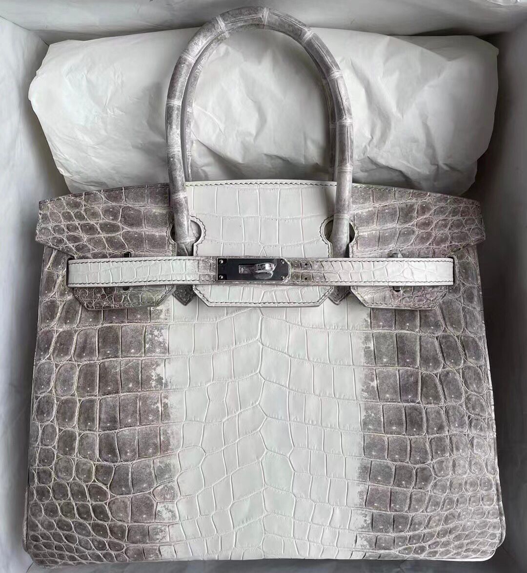 Hermes Birkin 25cm 30cm Himalaya 喜馬拉雅 CK01 BLANC Niloticus Crocodile