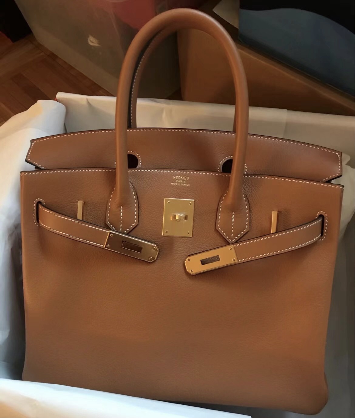 愛馬仕包包款式大全 Hermes Birkin 25cm 30cm TN 皮訂製 37 Gold 金棕色