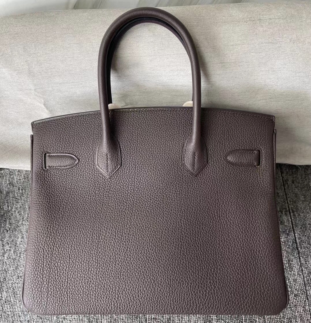 愛馬仕鉑金女包多少錢 Hermes Birkin 30cm Togo 46 烏木色 Ebene