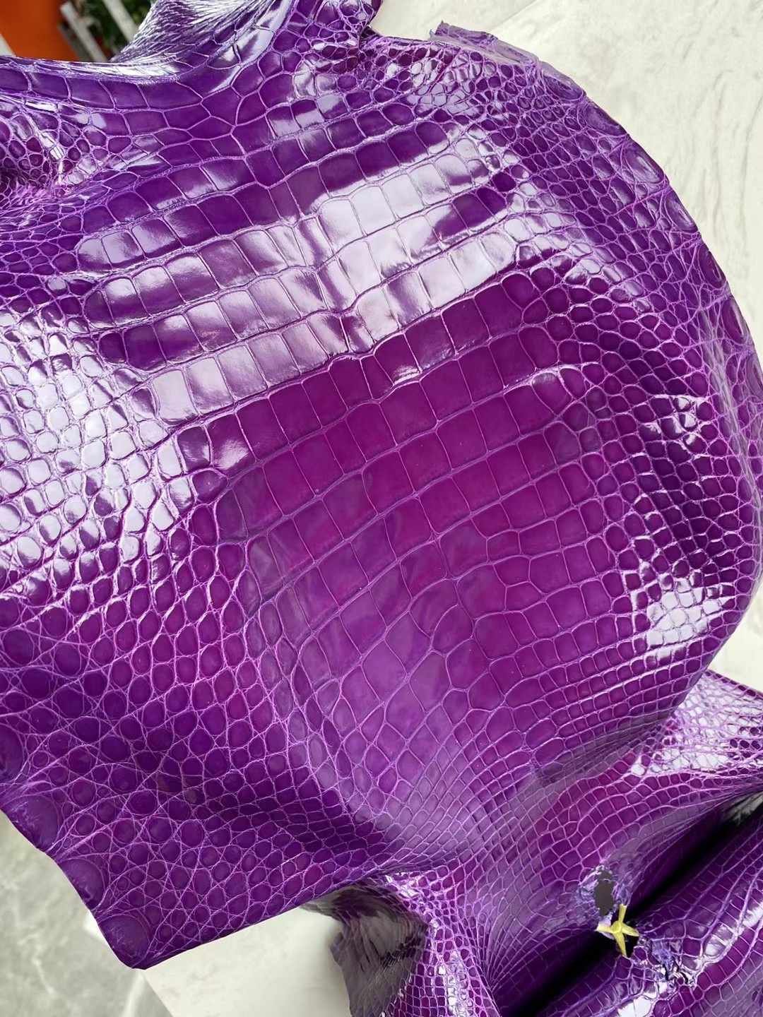 愛馬仕美洲鱷魚皮 Hermes Kelly 25cm 5L ultraviolet 極度紫 Shiny Alligator Crocodile