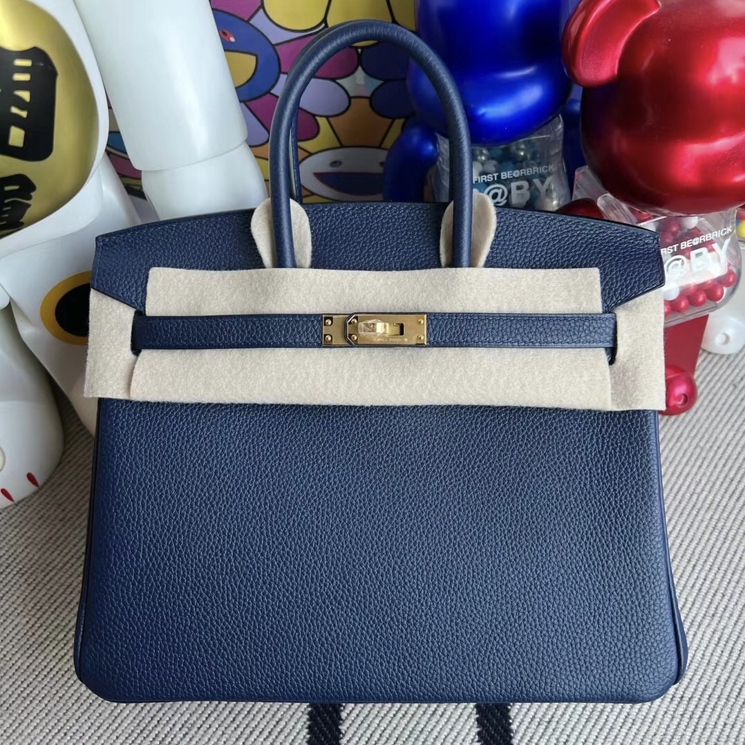 Thailand Hermes Birkin 25cm Togo CC73 Blue sapphire 寶石藍