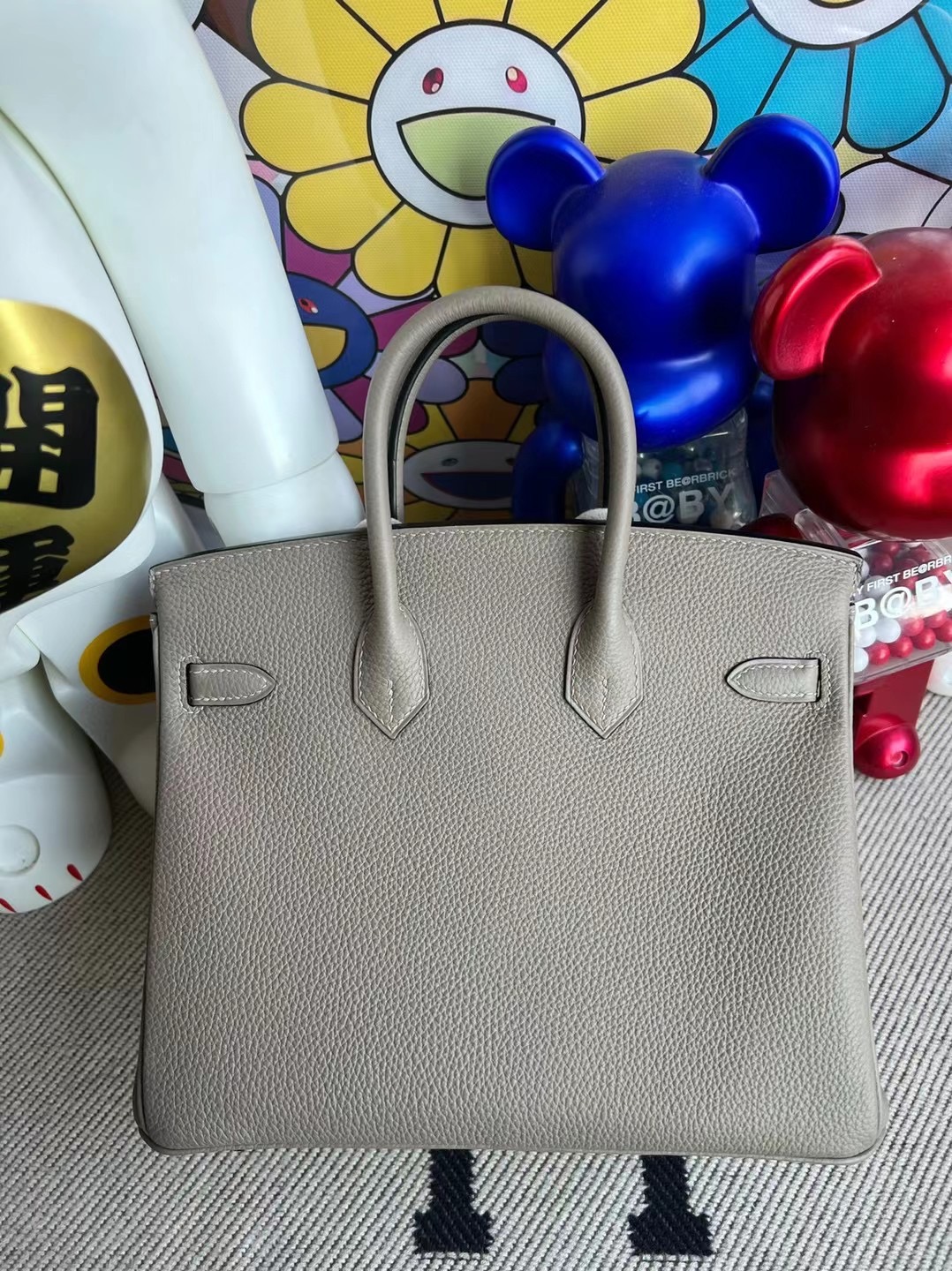 Thailand Hermes Birkin 25cm Togo M8 Gris Asphalte 瀝青灰 全手工縫製