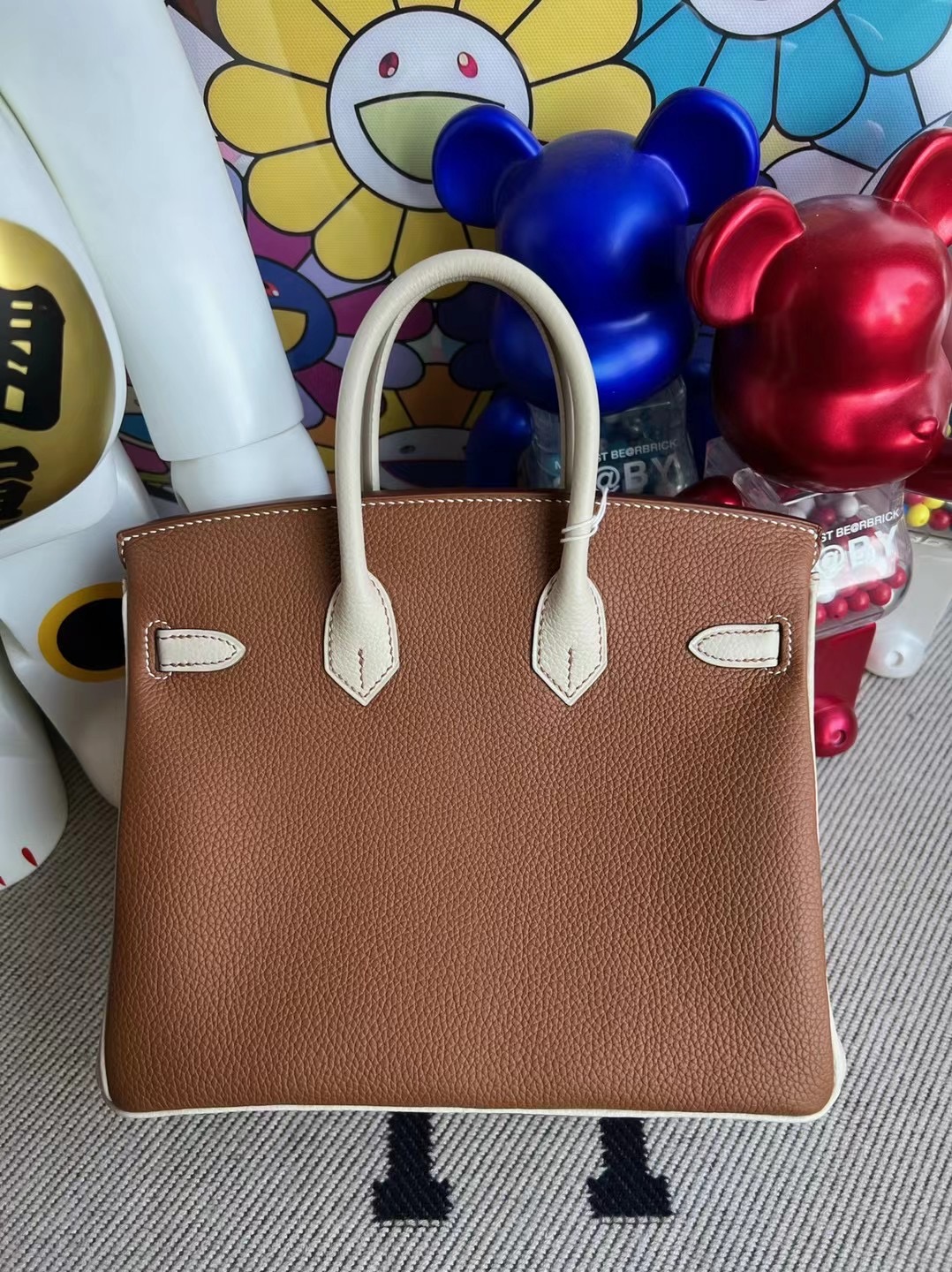 泰國愛馬仕總代理 Hermes Birkin 25cm HSS Togo 37 Gold/10 Craie 奶昔白 金扣