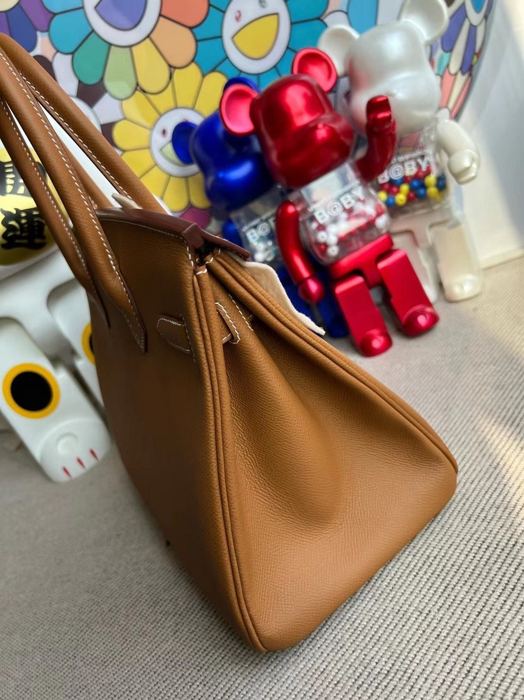 愛馬仕2022年刻印 Thailand Hermes Birkin 30 Epsom 37 Gold 金棕色 金扣