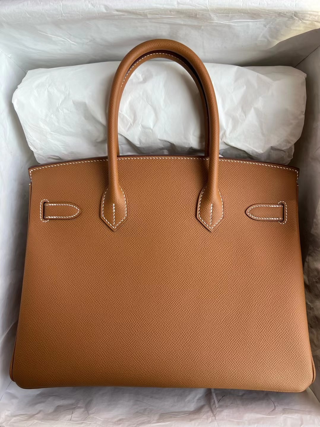 愛馬仕2022年刻印 Thailand Hermes Birkin 30 Epsom 37 Gold 金棕色 金扣